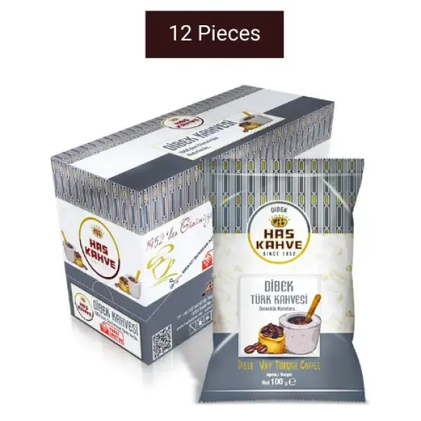 HasCoffee Dibek Way Turkish Coffee 100g - Box of 12